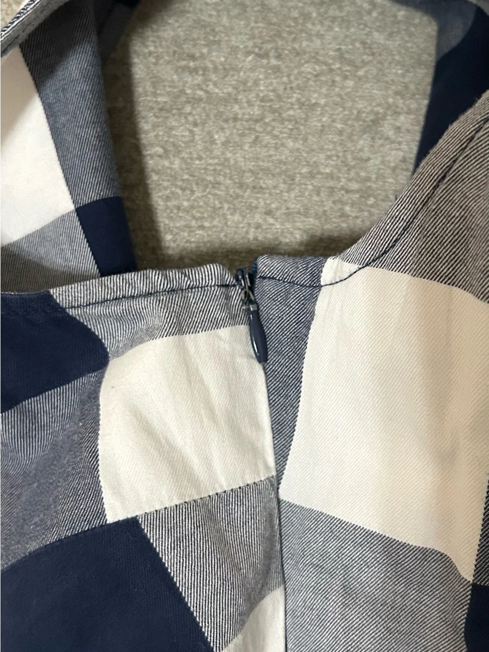 Tommy Hilfiger Navy and White faux wrap dress